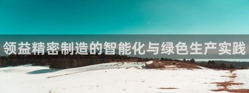 彩神平台之间是什么关系：领益精密制造的智能化与绿色生产实践